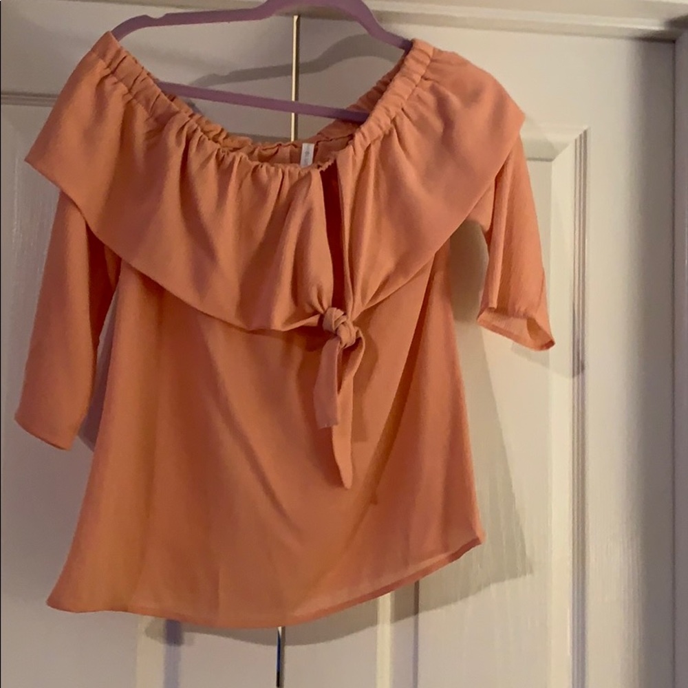 NWT Pinkblush off the shoulder top